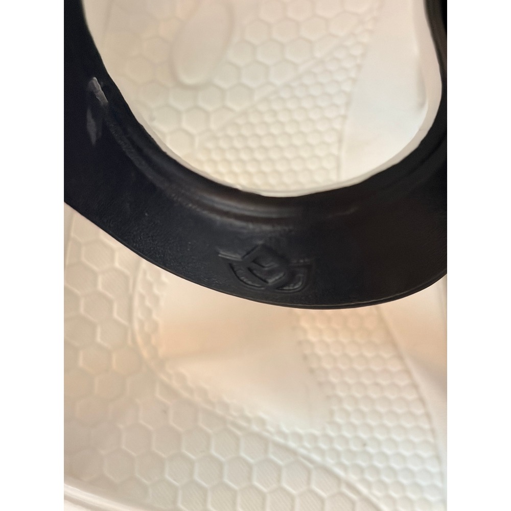 Spenco Slides Size 7 White Black Orthotic Comfort Sandals Athleisure - Picture 5 of 8